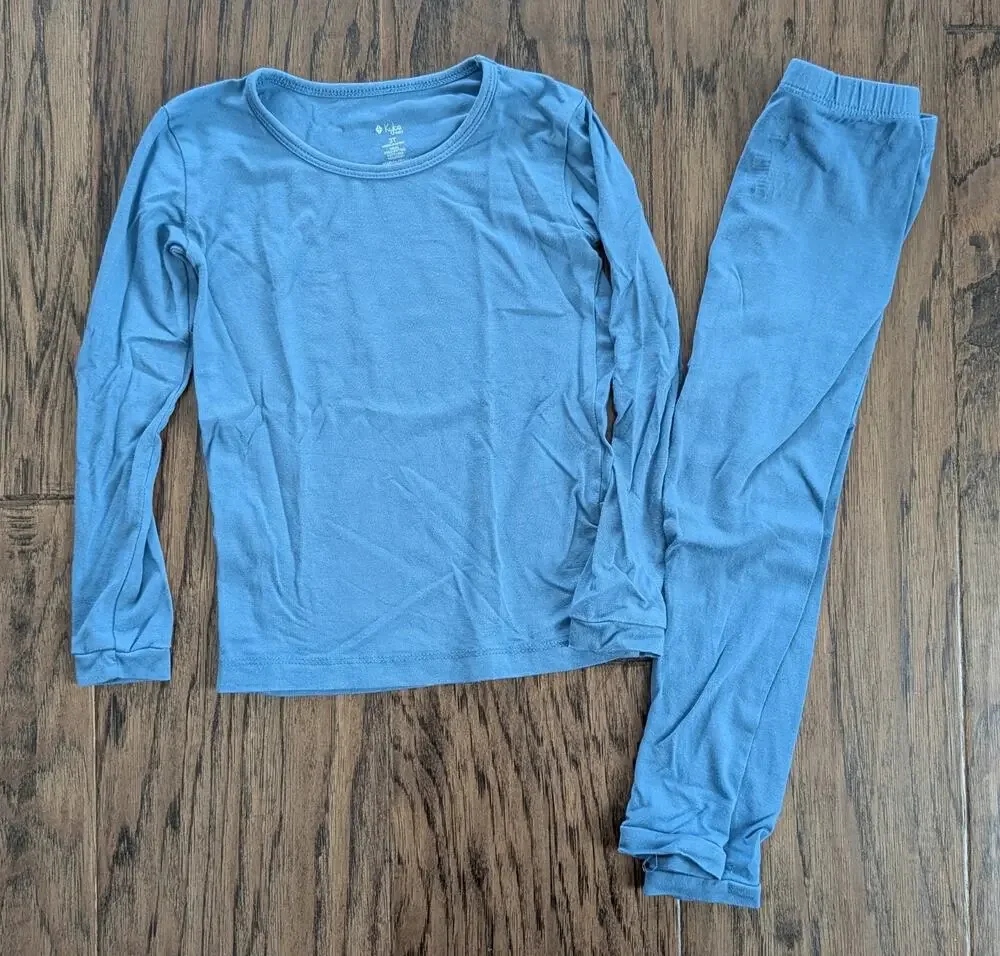 Kyte Bamboo Pajamas in Retired Steel